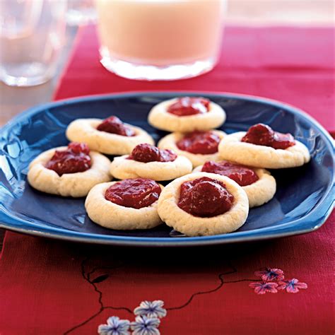 Plus get more holiday recipes in the archives. Raspberry Thumbprint Cookies Recipe | MyRecipes