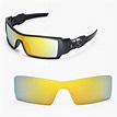 New Walleva Polarized 24K Gold Replacement Lenses For Oakley Oil Rig ...