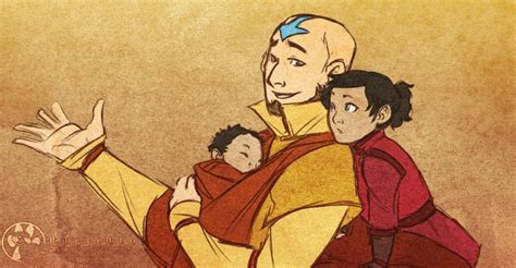When Talking About The Future Aang Babysitting Zutaras Kids By