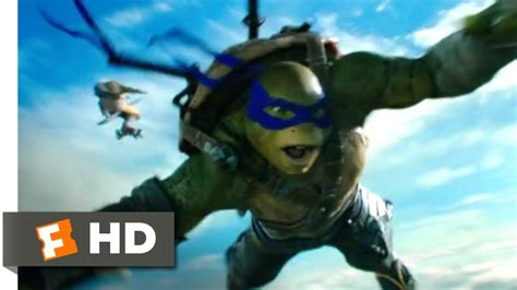 Teenage Mutant Ninja Turtles 2 2016 Turtles Can Fly Scene 710