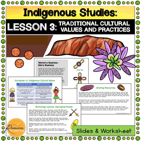 Indigenous Studies Lesson 3 Resources For Teaching Australia