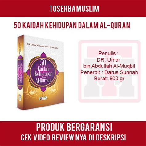 Jual Buku 50 Kaidah Kehidupan Dalam Al Quran Darus Sunnah Di Lapak