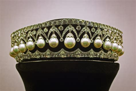 The Russian Beauty Diamond And Pearl Tiara 1842 Bolin Made For