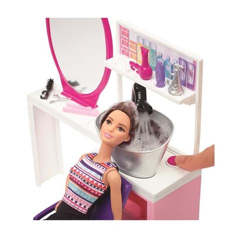 Barbie Playset Sparkle Style Salon Witk Blonde Doll Dolls Photopoint