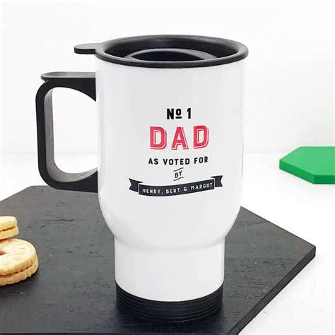 Personalised Number One Daddy Travel Mug By Xoxo