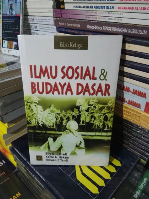 Ilmu Sosial Dan Budaya Dasar By Elly M Setiadi Lazada Indonesia