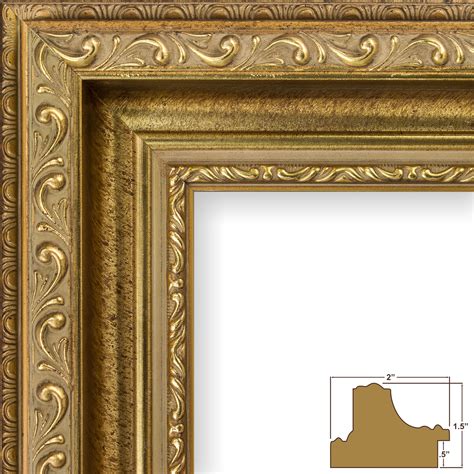 Craig Frames French Ornate Antique Gold Picture Frame