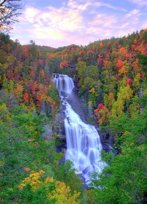 Whitewater Falls In Fall Photograph By Katelyn Hemleb Pixels