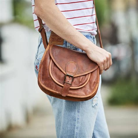Vintage Leather Saddle Bag With Personalisation Etsy Uk