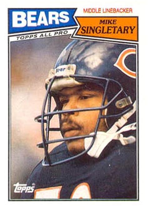Prices for 1987 topps baseball cards. 1987 Topps Mike Singletary #58 Football Card Value Price Guide