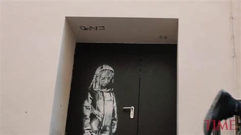 Banksy Sad Faced Girl Drawing Stolen In Paris Bataclan Concert Hall