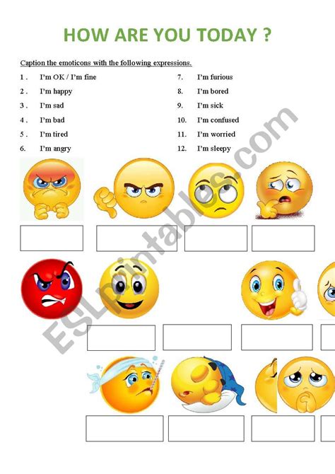 How Are You Today Esl Worksheet By Ltuiho