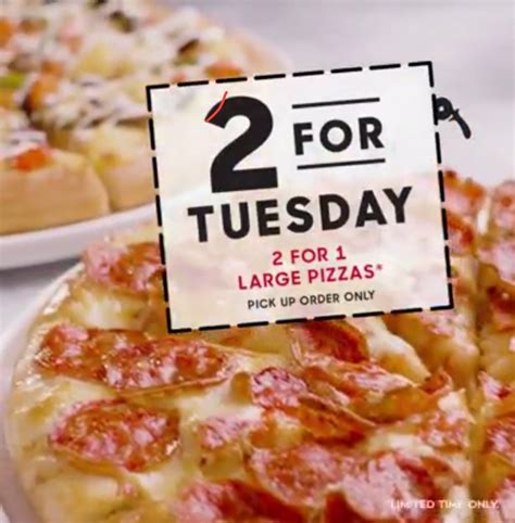 Deal Pizza Hut Buy One Get One Free Pizzas On Tuesday 2 For Tuesdays Frugal Feeds