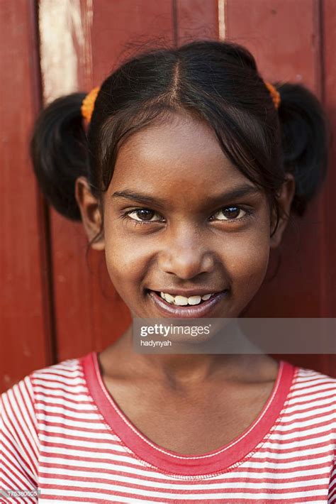 Portrait Sri Lankan Young Girl High Res Stock Photo Getty Images