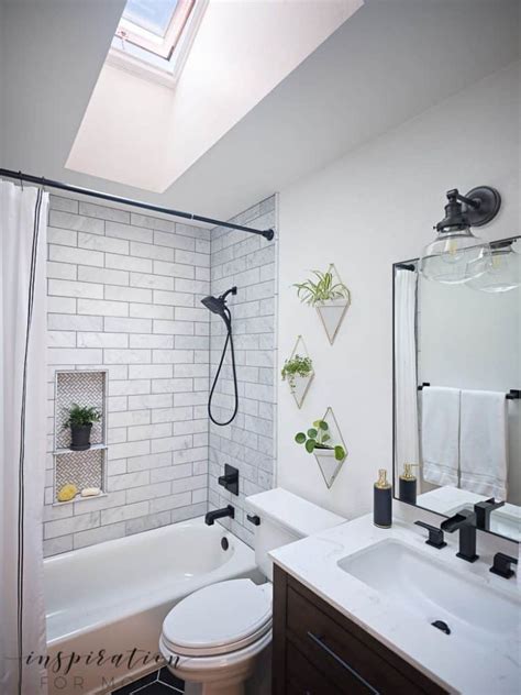 If you purchase from one of these links, i will make a small commission, but rest assured, you will not pay more we are updating every room in our house. Small Bathroom Remodel with Velux Skylights - Inspiration ...