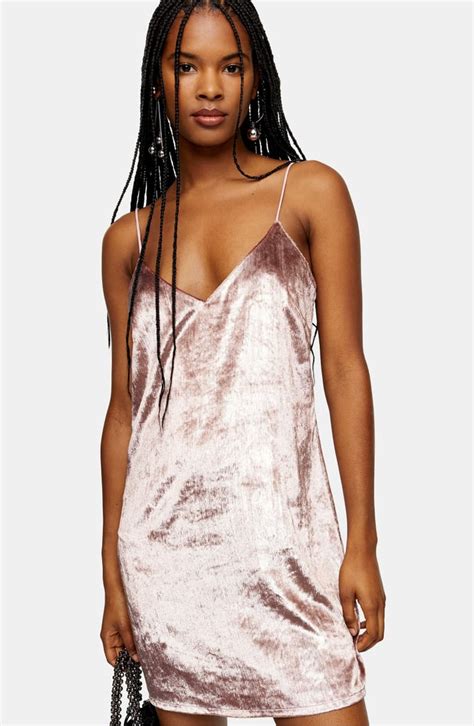 Topshop Glitter Velvet Mini Slipdress Best Party Dresses 2019