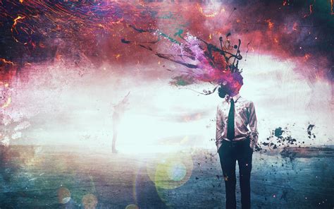Exploded Mind Mask Guy K Wallpaper HD Photography Wallpapers K Wallpapers Images Backgrounds