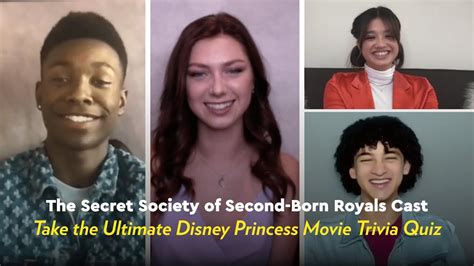 The Secret Society Of Second Born Royals Cast Take The Ultimate Disney