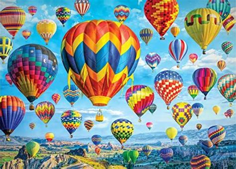 Balloons In Flight 1000 Piece Jigsaw Puzzle Balloons Hot Air Balloon