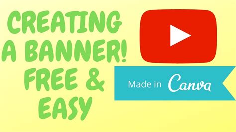 Making Your Own Youtube Channel Banner Free Youtube