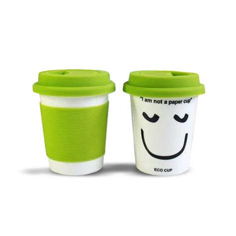 I Am Not A Paper Cup Thermal Porcelain Mug Ml Green