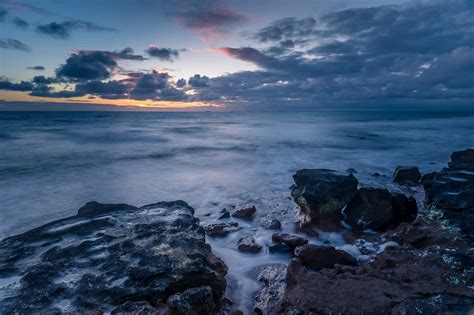 Sfondi Tramonto Mare Baia Notte Roccia Natura Puntellare