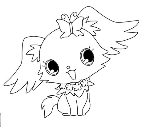 Jewelpet Cartoons Free Printable Coloring Pages
