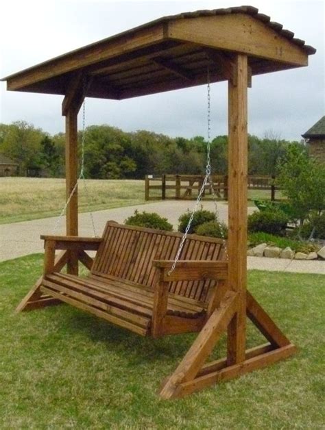 Swings One Plank At A Time Outdoor Wooden Swing Yard Swing