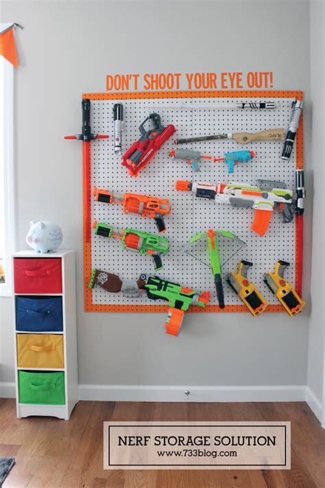 We came in right at about $45 which included everything we used. 24 Ideas for Diy Nerf Gun Rack - Home, Family, Style and ...