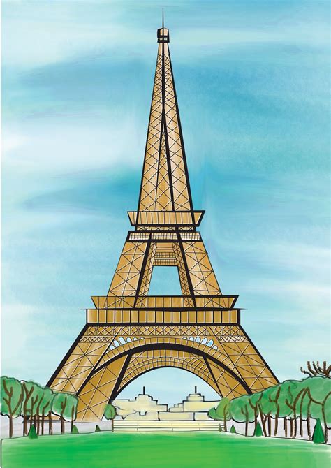 Roqaia Bhammam Eiffel Tower Drawing