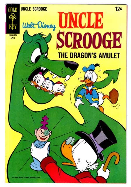 Walt Disney Uncle Scrooge 74 In Vf A 1968 Gold Key Comic With Donald
