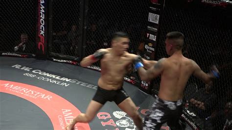 Watch Mma Fight Ends In Jaw Dropping Fashion With Rare Double Knockout