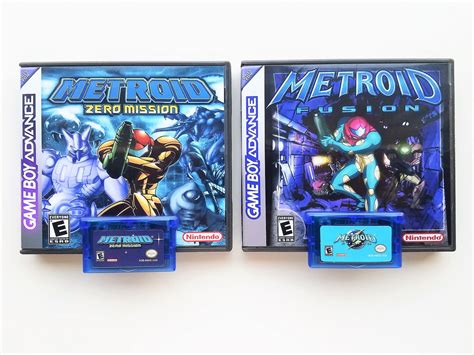 Metroid Fusion And Zero Mission Gameboy Advance Gba Retro Gamers Us