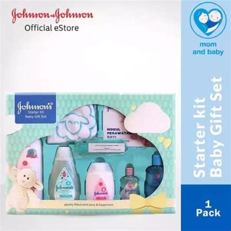 Johnsons Baby Shower T Set Starter Kit Perlengkapan Mandi Bayi