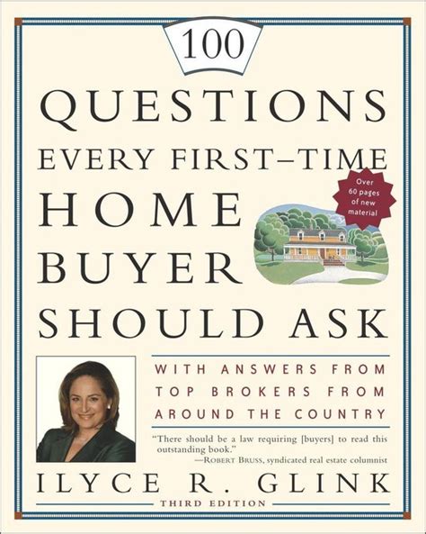 100 questions every first time home buyer should ask ebook ilyce r glink