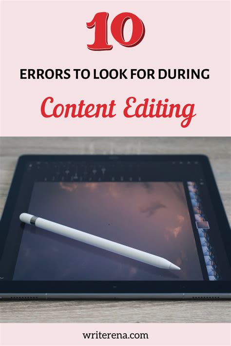 Content Editing 10 Common Errors You Should Focus On