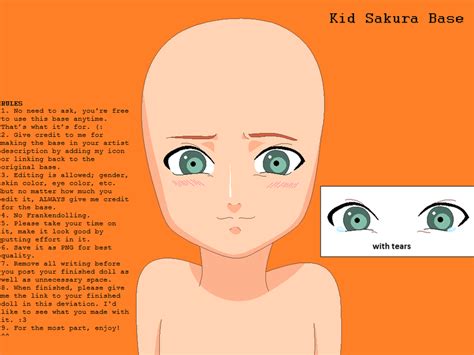 Kid Sakura Base By Shinanaevangelian1 On Deviantart