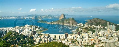 Panoramic View Over The City Of Rio De Stock Image Colourbox