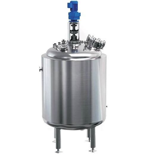 Stainless Steel Chemical Mixing Tank With Agitator Capacity Up To