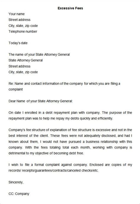 A complaint letter is written to voice one's problem and get it fixed at the earliest. 50+ FREE Complaint Letter Templates - DOC, PDF | Free ...