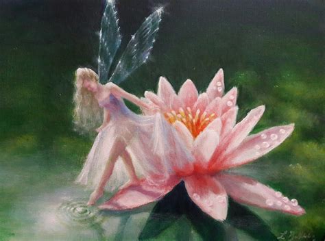 The Dew Pond Lynne Bellchamber Fairy Magic Fairy Angel Angel Art