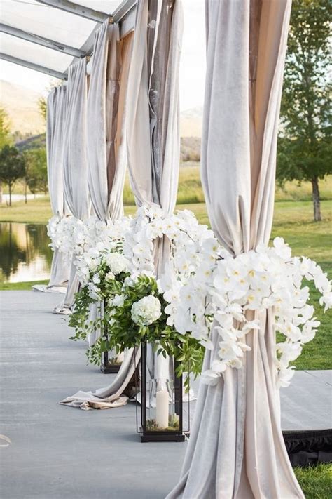 Elegant Outdoor Wedding Entrance Decoration Ideas Emmalovesweddings