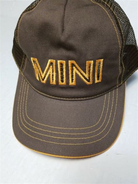 Mini Cooper Embroidered Hat Baseball Cap One Size Strap Back Mesh Ebay