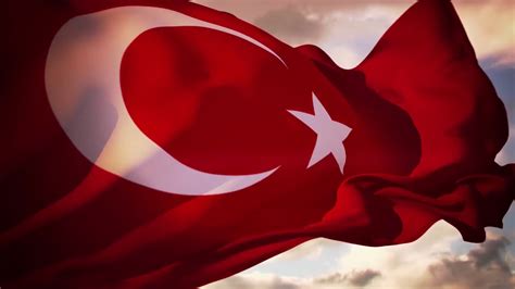 Türk Bayrağı Dalgalanan Türk Bayrağı Sessiz Dalgalanan Türk