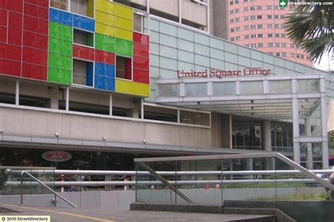 Residents may choose to walk or take mrt to united square. Front View of United Square Building Image, Singapore