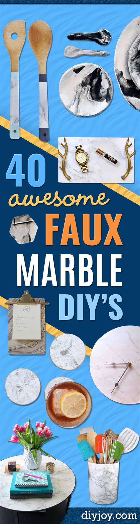 40 Awesome Faux Marble Diys Page 5 Of 9 Diy Joy