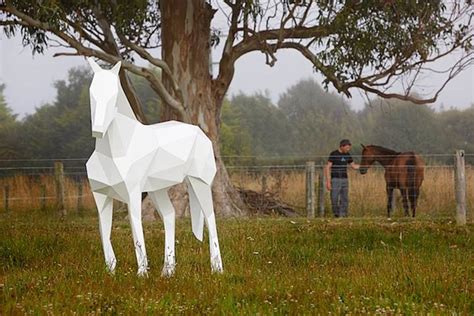 Geometric Animal Sculptures By Ben Foster