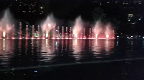 Suria Klcc Water Fountain Light Show With Musical Dancing Kuala Lumpur