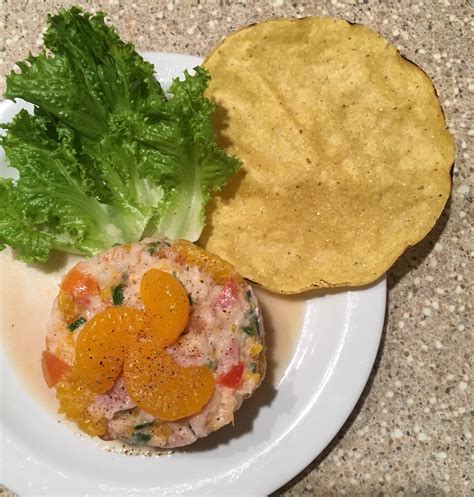 Tartare de marlin ou de thon à lorange et au coco Les recettes de