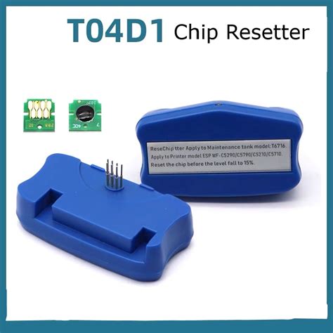 T6716 T04d1 Epson Maintenance Box Chip Resetter For Wf 7710 Wf 7715